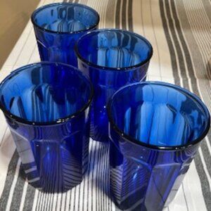 Cobalt glassware